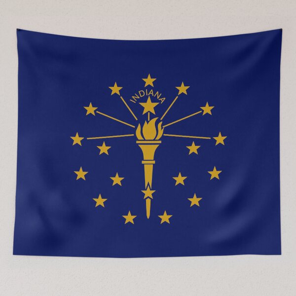 Item preview, The Indianan (State Flag of Indiana) designed and sold by franklinprintco.
