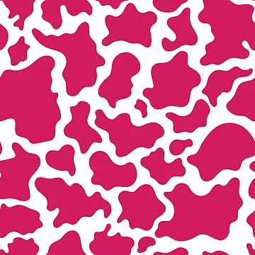 Artwork thumbnail, Pink Cow Pattern by SweetLog