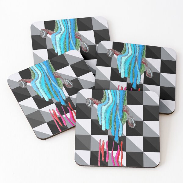 Item preview, Abstract - Checkerboard Pattern - Drip drip designed and sold by Douglas Walker.