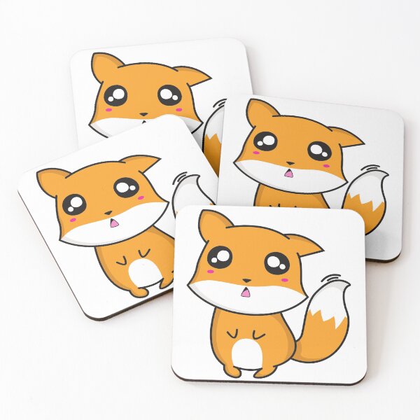 Item preview, Cute Adorable Fox character Design designed and sold by Red-ElYoubi.
