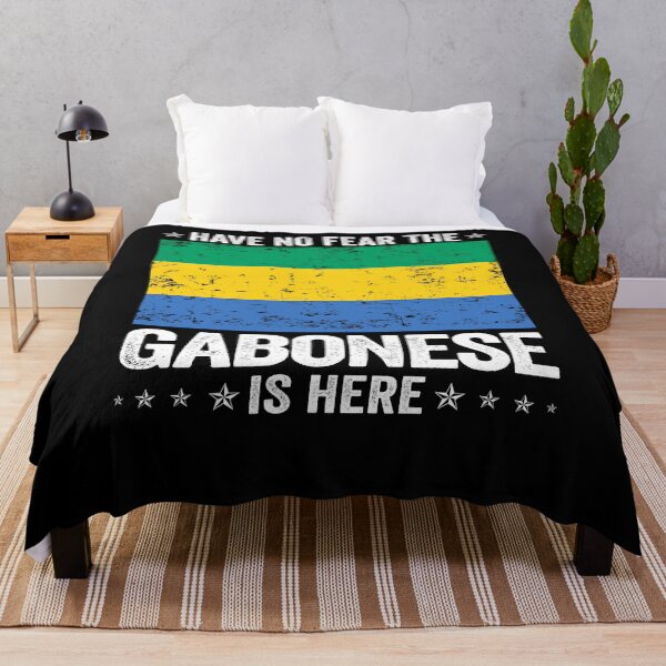 Item preview, Have No Fear The Gabonese Is Here  Gabo Flag Design designed and sold by JJDzignsShop.