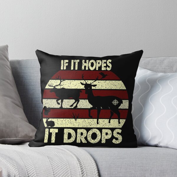Item preview,  If It Hopes It Dropes, Vintage Deer Hunter Patriotic, For Young & Adults Tee Gift, Father's Day for Dad, Mother's Day for Mom, Birthday, christmas, designed and sold by Rassitni.
