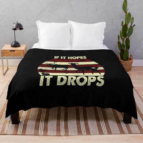 Item preview,  If It Hopes It Dropes, Vintage Deer Hunter Patriotic, For Young & Adults Tee Gift, Father's Day for Dad, Mother's Day for Mom, Birthday, christmas, designed and sold by Rassitni.