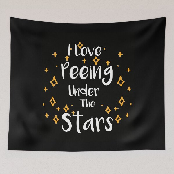Item preview, I Love Peeing Under the stars | Camping Hiking Campfire Adventure Outdoor Camper Funny Mountain designed and sold by NewDayDesigns.