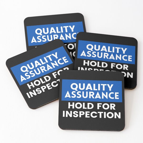Item preview, Quality Assurance | Hold For Inspection - White designed and sold by Jonathan Reding.