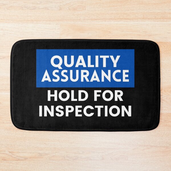 Item preview, Quality Assurance | Hold For Inspection - White designed and sold by Jonathan Reding.