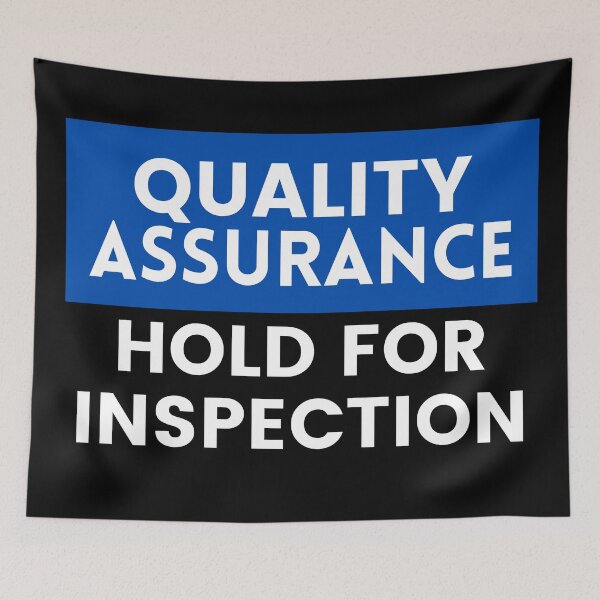 Item preview, Quality Assurance | Hold For Inspection - White designed and sold by Jonathan Reding.