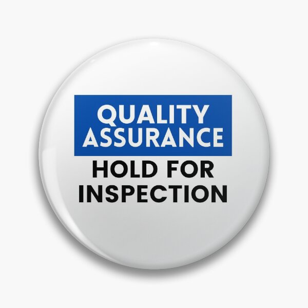 Item preview, Quality Assurance | Hold For Inspection - Black designed and sold by Jonathan Reding.