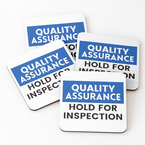 Item preview, Quality Assurance | Hold For Inspection - Black designed and sold by Jonathan Reding.