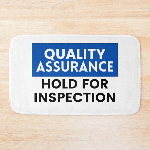 Item preview, Quality Assurance | Hold For Inspection - Black designed and sold by Jonathan Reding.