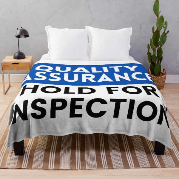Item preview, Quality Assurance | Hold For Inspection - Black designed and sold by Jonathan Reding.