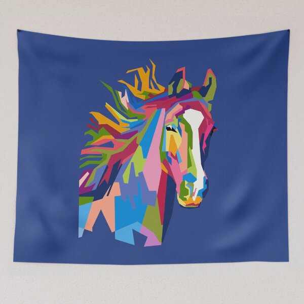 Item preview, Abstract horse in WPAP Popart designed and sold by smd90.