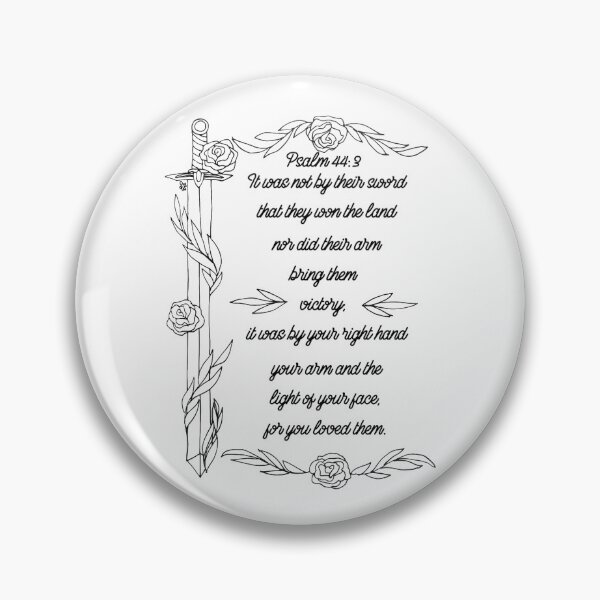 Item preview, Psalm 44:3 Line Art Version designed and sold by Sweeter Than  Honey Designs.