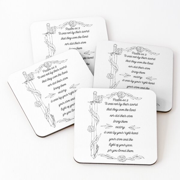 Item preview, Psalm 44:3 Line Art Version designed and sold by Sweeter Than  Honey Designs.