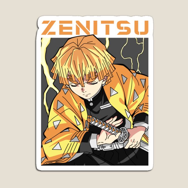 Zenitsu Magnets Redbubble