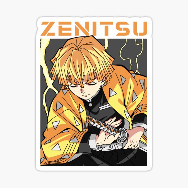 Zenitsu Agatsuma Stickers Redbubble