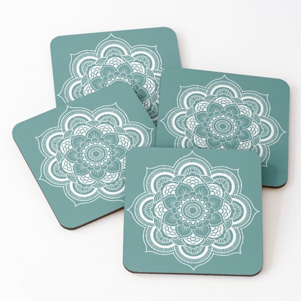 Item preview, Lace doilies on gray-green designed and sold by Ninaeva.