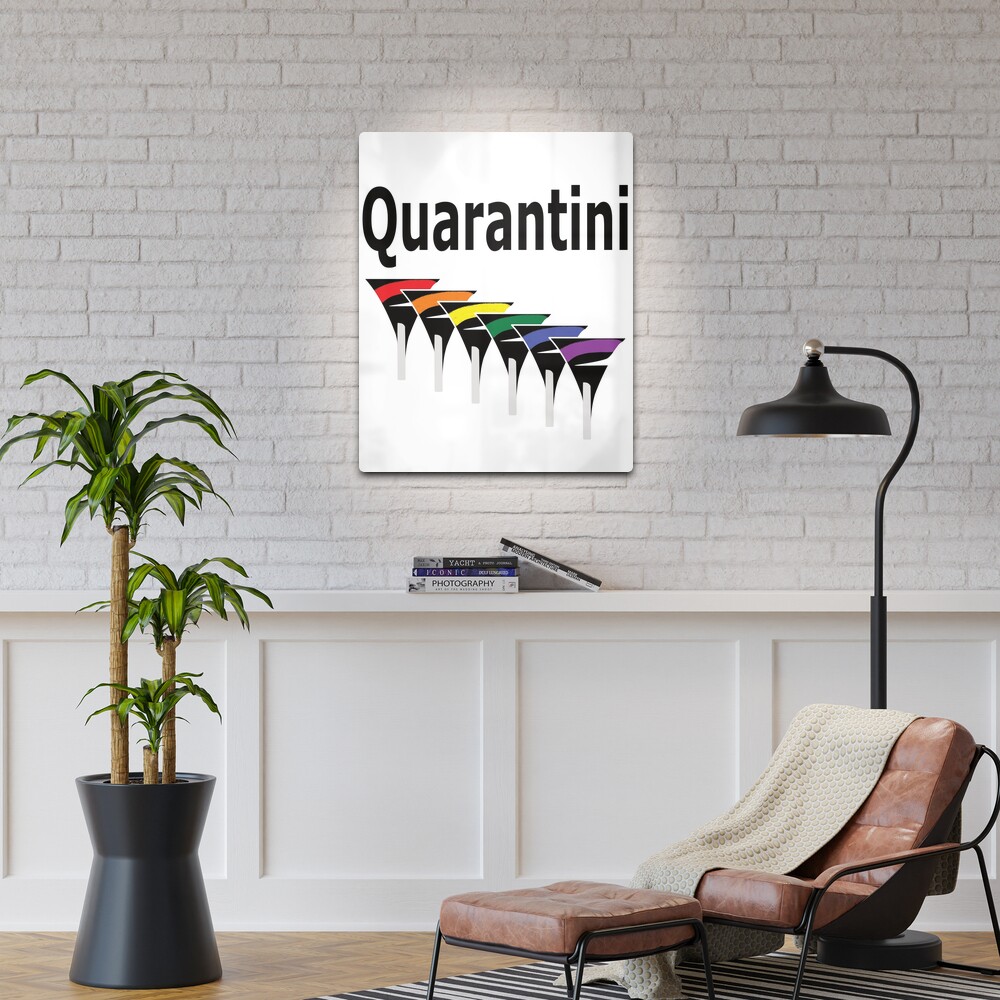LGBT Quarantini Metal Print