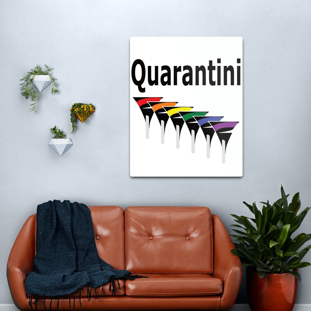 LGBT Quarantini Metal Print