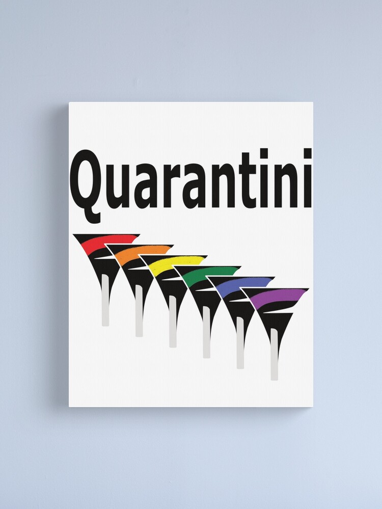 Alternate view of LGBT Quarantini Canvas Print