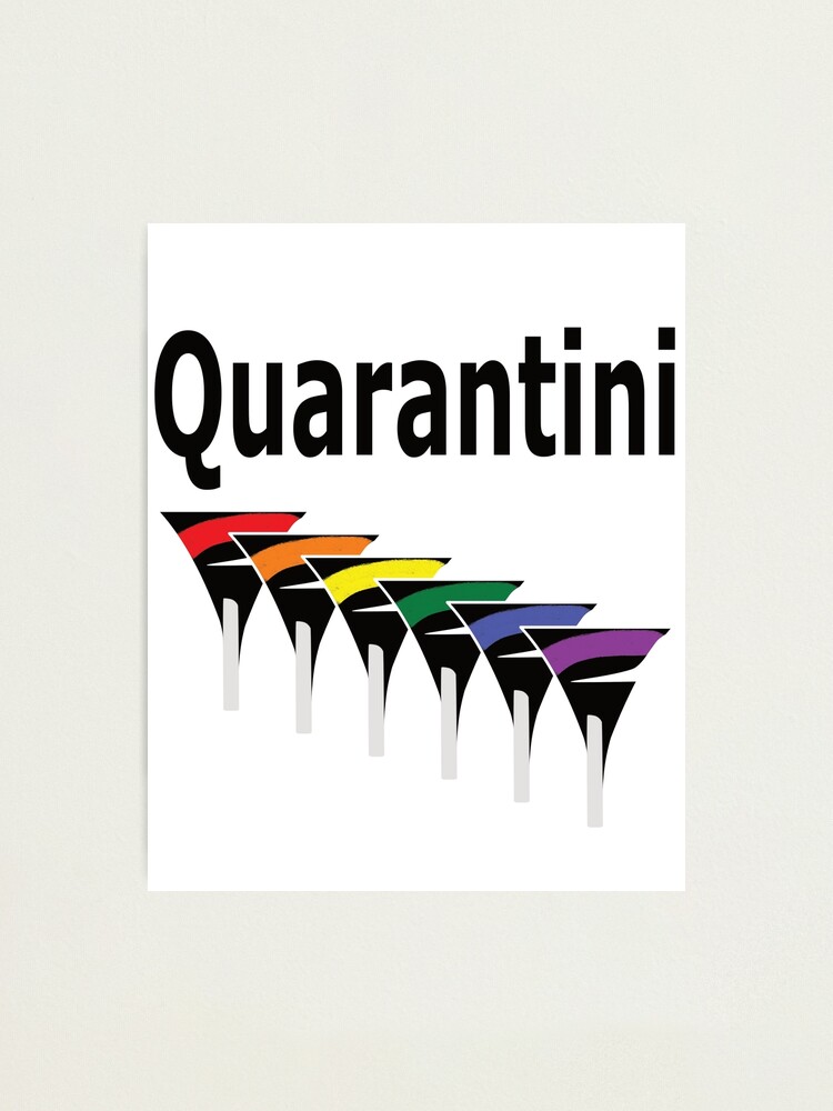 Alternate view of LGBT Quarantini Photographic Print