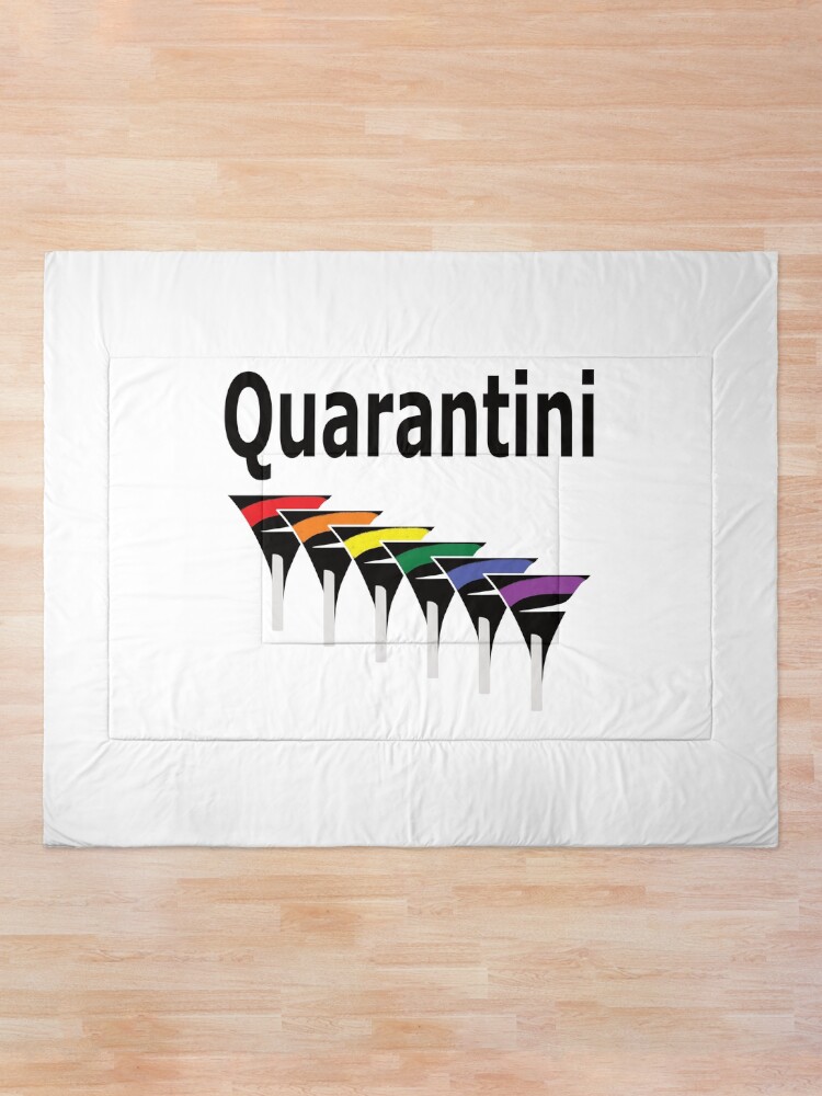 Alternate view of LGBT Quarantini Comforter