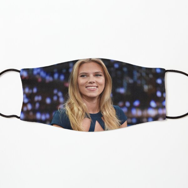 Scarlett Johansson's Face Framing Layers Kids Mask