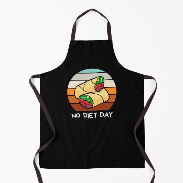 Item preview, No diet day funny burrito designed and sold by Custom Shop.