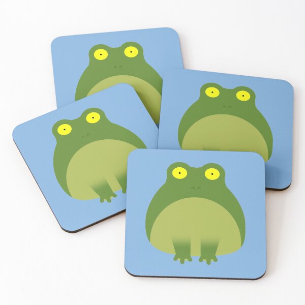 Item preview, cute frog round friend designed and sold by peachypanda.