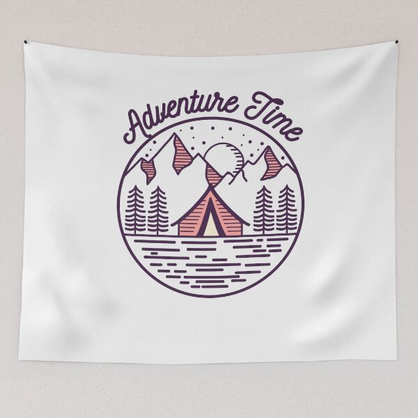 Item preview, Adventure Time | Camping Hiking Campfire Adventure Outdoor Camper designed and sold by NewDayDesigns.