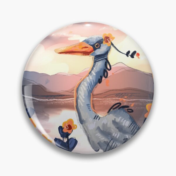 Item preview, Hibiscus heron illustration with background  designed and sold by HibiscusHeron.
