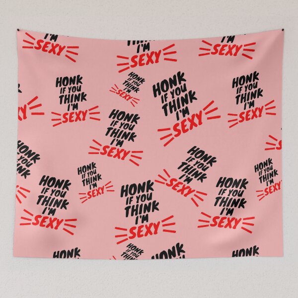Item preview, Honk If You Think Im SEXY- Funny Bumper design designed and sold by LordAudes.
