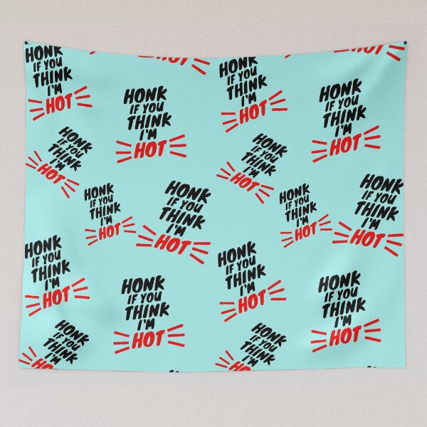 Item preview, Honk If You Think Im HOT - Funny Bumper design designed and sold by LordAudes.