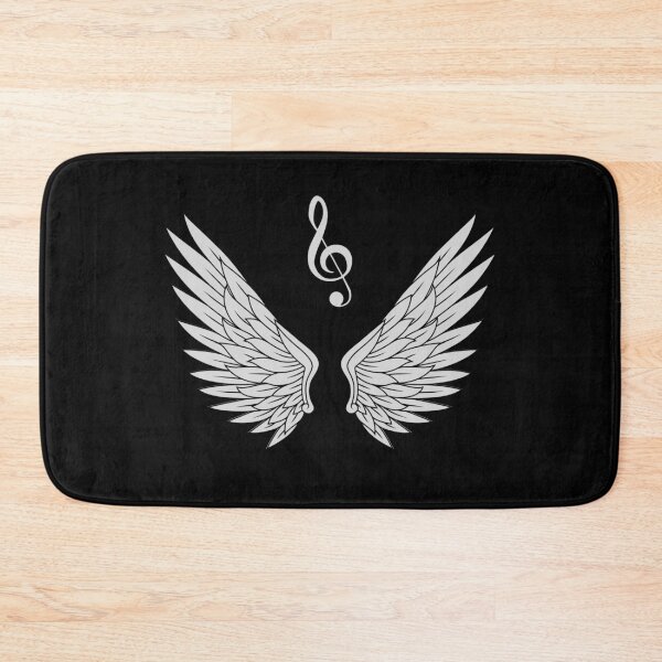 Item preview,   Grey music symbol wings designed and sold by EmotionArt.