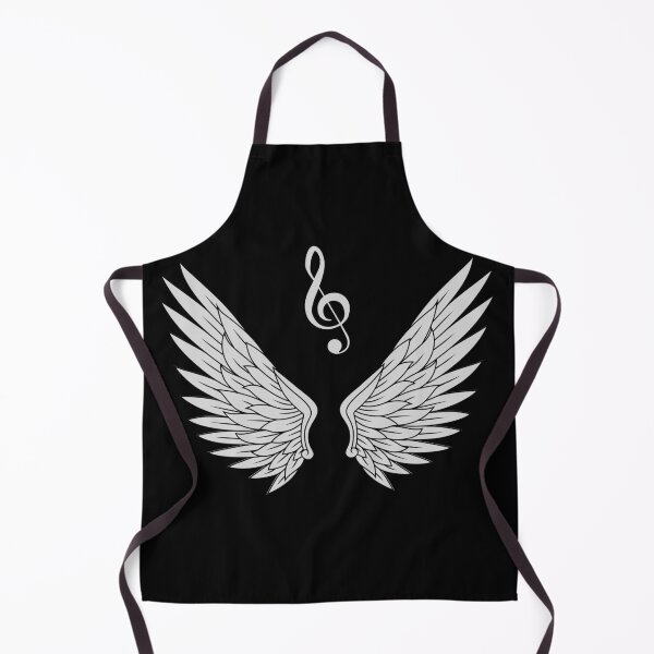 Item preview,   Grey music symbol wings designed and sold by EmotionArt.