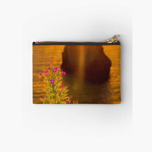 Item preview, virgin rock with wild flowers sunset designed and sold by morrbyte.
