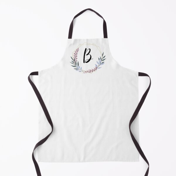 Item preview, Delicate gold frame monogram and colorful laurels letter B designed and sold by JustSeasons.
