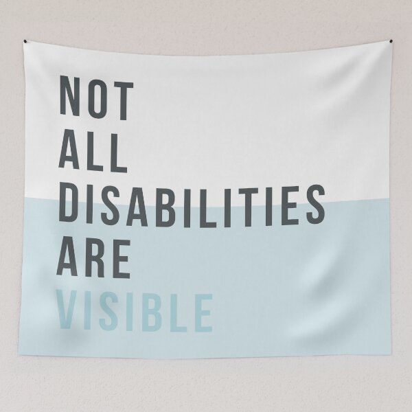 Item preview, Not All Disabilities Are Visible - Spoonie Art  designed and sold by N44Prints.