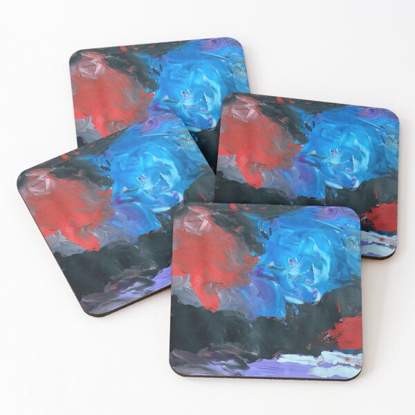 Item preview, A Magical Storm of Colors on the Horizon, abstract painting. designed and sold by Art With Impact – Statement Art & Apparel for Deep Thinkers.