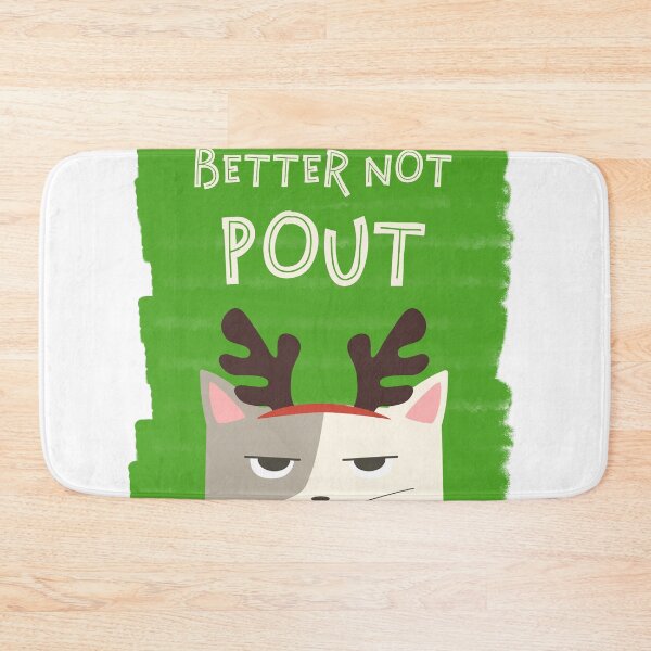 Item preview, Cranky Cat Christmas - Better Not Pout Christmas Song designed and sold by TrndSttr.