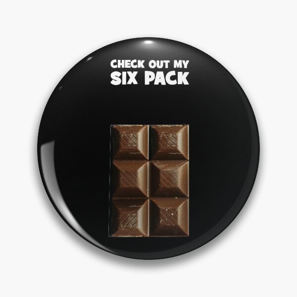 Item preview, Abs in Progress Funny - Check out my six pack even if its chocolate! designed and sold by crazycollective.