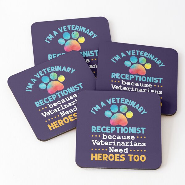 Item preview, I'm a Veterinary Receptionist Because Veterinarians Need Heroes Too designed and sold by jaygo.