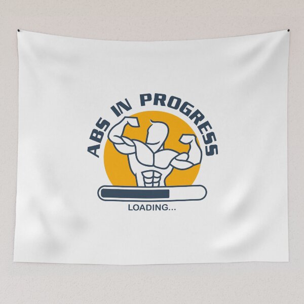 Item preview, Six Pack Fitness Abs In Progress designed and sold by Maria Garcia.