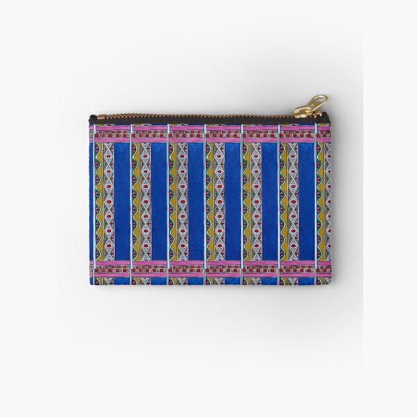 Item preview, Madhubani Blue Border designed and sold by with-anugraha.