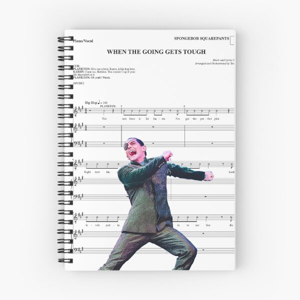 Item preview, When The Going Get's Tough - SpongeBob - Sheet Music designed and sold by JasonCurtis.