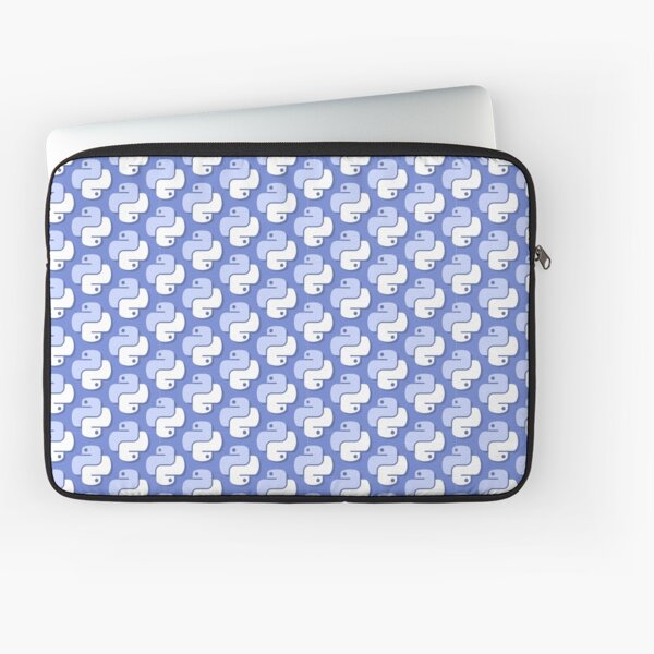 Python Discord Tile Pattern Laptop Sleeve