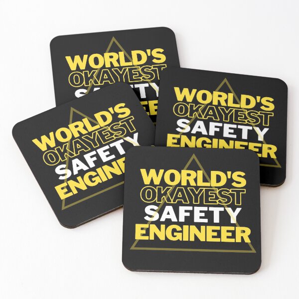 Item preview, World's Okayest Safety Engineer designed and sold by Rislam.