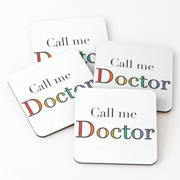 Item preview, Call Me Doctor -- Rainbow LGBTQ+ PhD Design designed and sold by statsandcats.