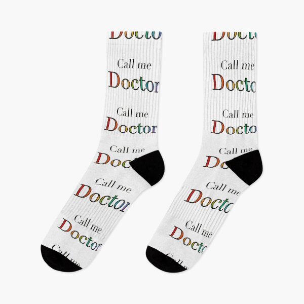 Item preview, Call Me Doctor -- Rainbow LGBTQ+ PhD Design designed and sold by statsandcats.