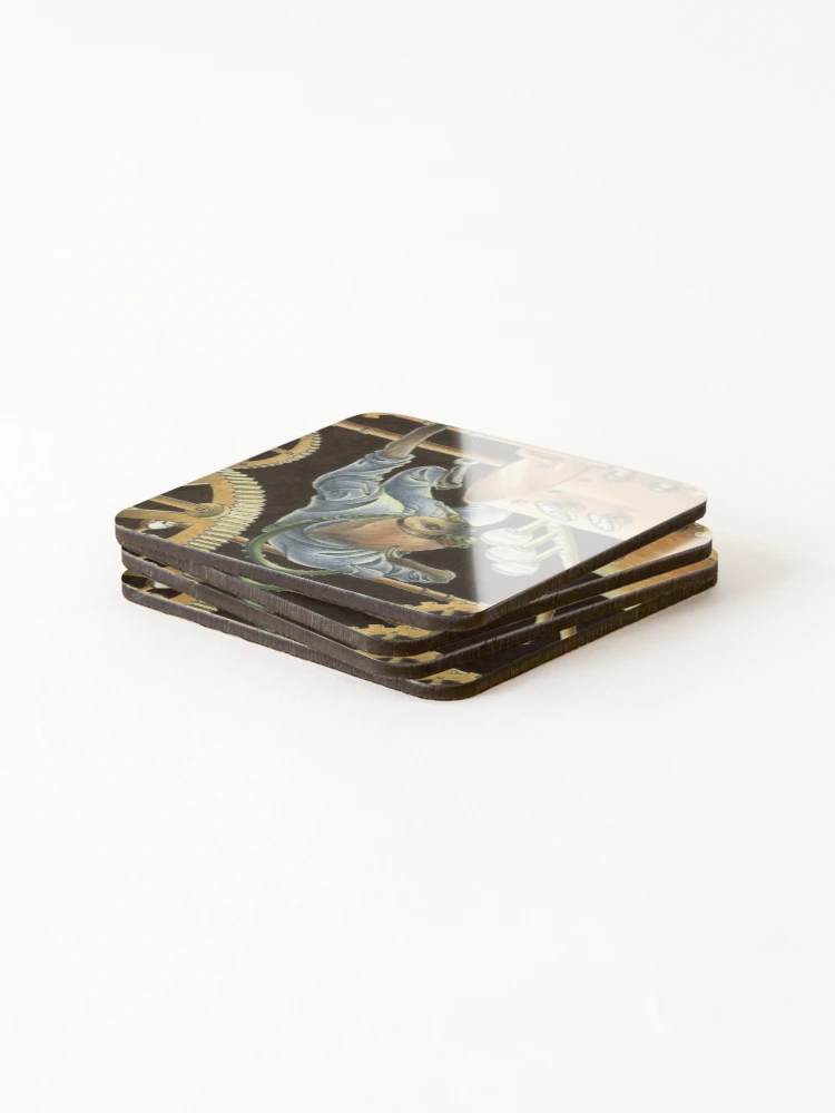 Thumbnail 4 of 5, Coasters (Set of 4), Sloth mechanic designed and sold by Rey Mehlhorn.